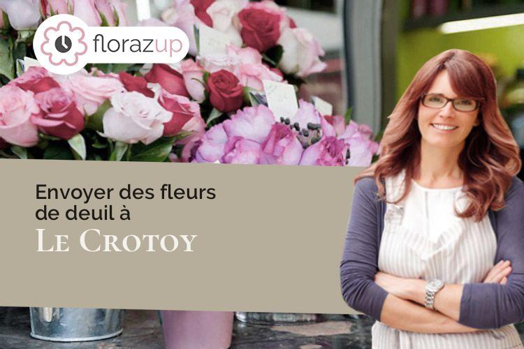 compositions de fleurs pour une crémation à Le Crotoy (Somme/80550)