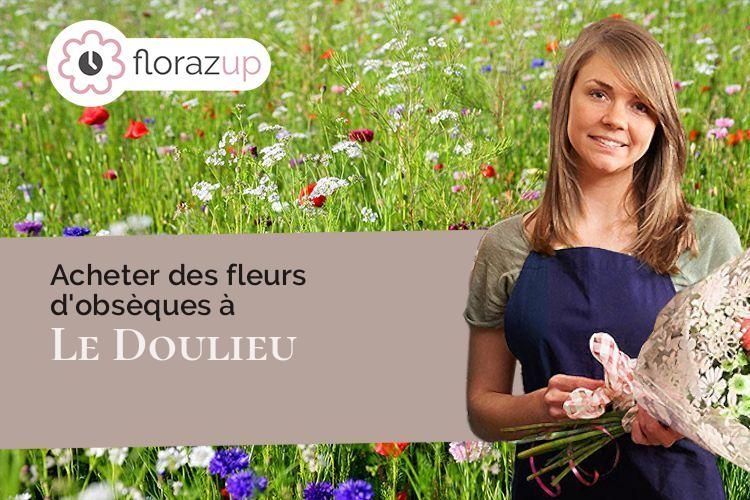 créations florales pour un enterrement à Le Doulieu (Nord/59940)