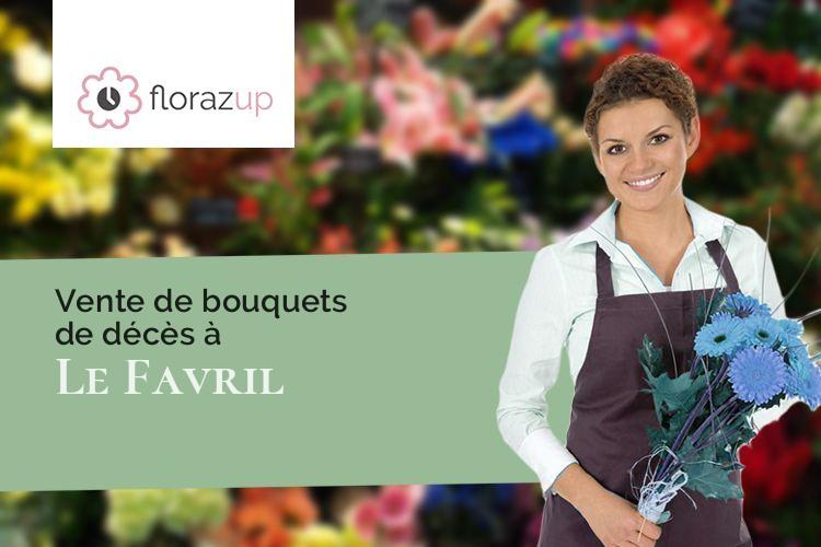 coeurs de fleurs pour un décès à Le Favril (Eure-et-Loir/28190)