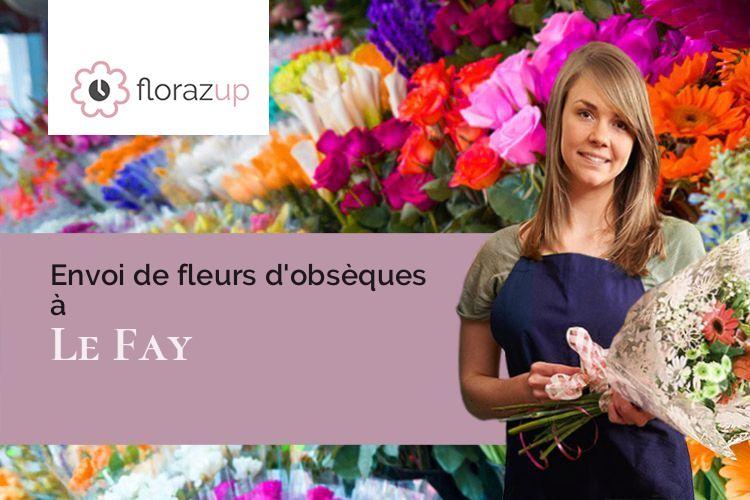 coupes de fleurs pour un décès à Le Fay (Saône-et-Loire/71580)