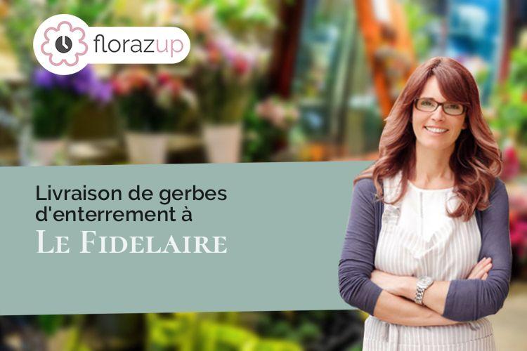 fleurs deuil pour une crémation à Le Fidelaire (Eure/27190)