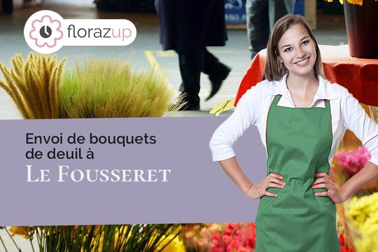 coeur de fleurs pour un enterrement à Le Fousseret (Haute-Garonne/31430)