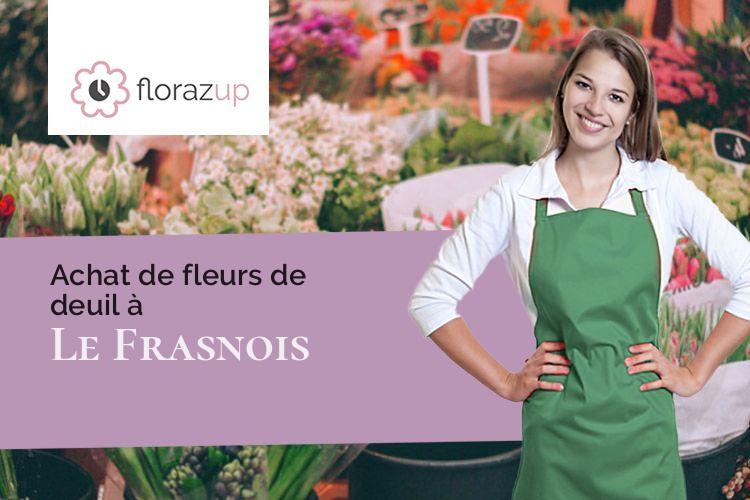 coeurs de fleurs pour un enterrement à Le Frasnois (Jura/39130)