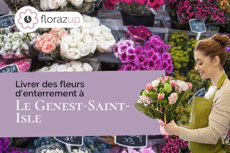 coupes de fleurs pour des funérailles à Le Genest-Saint-Isle (Mayenne/53940)