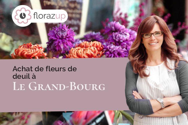 gerbes de fleurs pour un enterrement à Le Grand-Bourg (Creuse/23240)