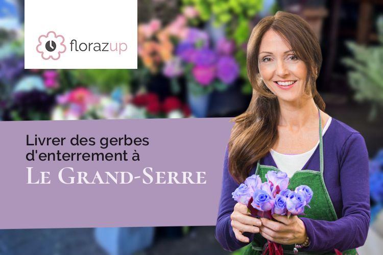 gerbes de fleurs pour des obsèques à Le Grand-Serre (Drôme/26530)