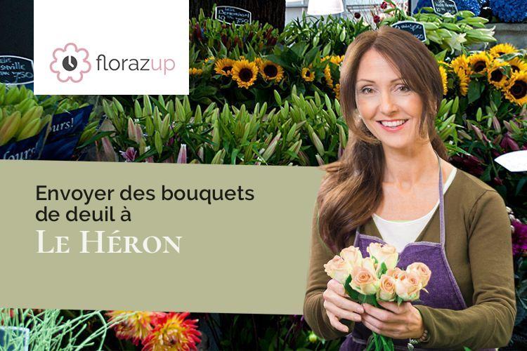 gerbes de fleurs pour un décès à Le Héron (Seine-Maritime/76780)
