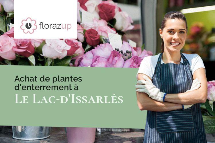 gerbes de fleurs pour un enterrement à Le Lac-d'Issarlès (Ardèche/07470)