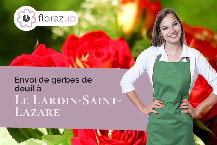 compositions de fleurs pour un enterrement à Le Lardin-Saint-Lazare (Dordogne/24570)