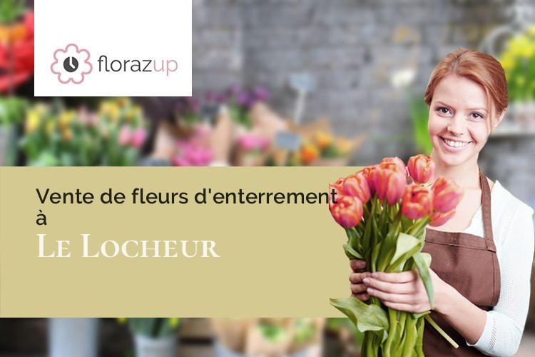 créations florales pour un deuil à Le Locheur (Calvados/14210)