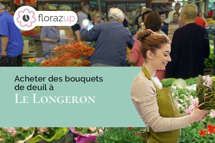 coeur de fleurs pour des funérailles à Le Longeron (Maine-et-Loire/49710)