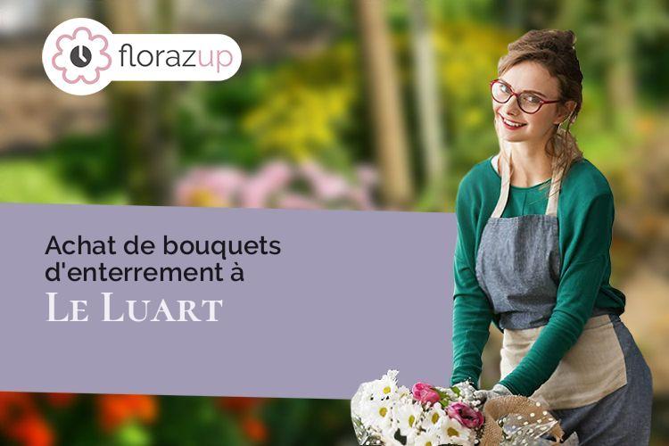 bouquets de fleurs pour un décès à Le Luart (Sarthe/72390)