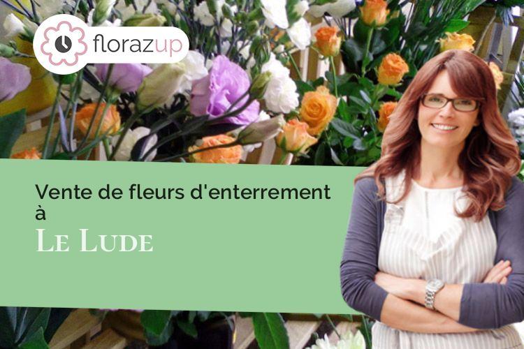 créations de fleurs pour un deuil à Le Lude (Sarthe/72800)