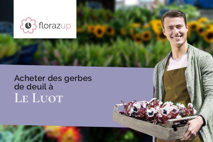 couronnes florales pour une crémation à Le Luot (Manche/50870)