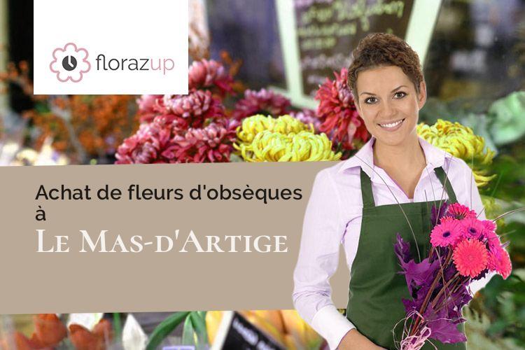 coupes de fleurs pour un décès à Le Mas-d'Artige (Creuse/23100)