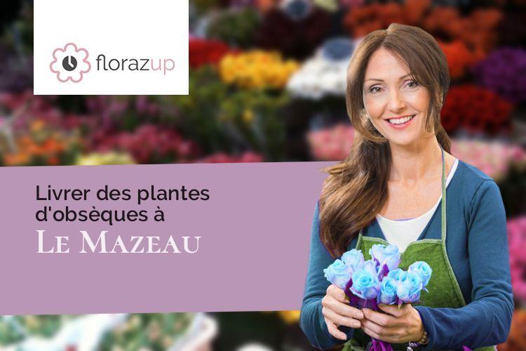 créations florales pour un enterrement à Le Mazeau (Vendée/85420)