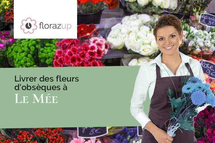 coeurs de fleurs pour des obsèques à Le Mée (Eure-et-Loir/28220)