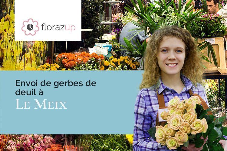 gerbes de fleurs pour un décès à Le Meix (Côte-d'Or/21580)