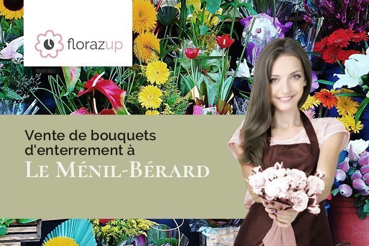 bouquets de fleurs pour des funérailles à Le Ménil-Bérard (Orne/61270)