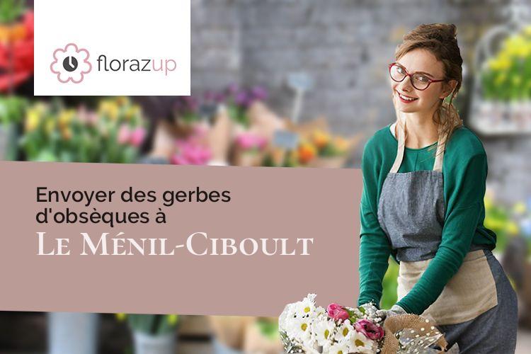 créations de fleurs pour des obsèques à Le Ménil-Ciboult (Orne/61800)