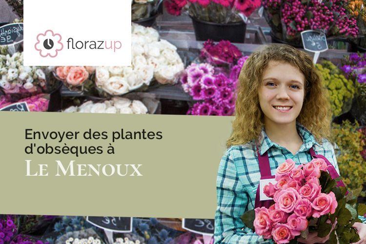 croix de fleurs pour un enterrement à Le Menoux (Indre/36200)