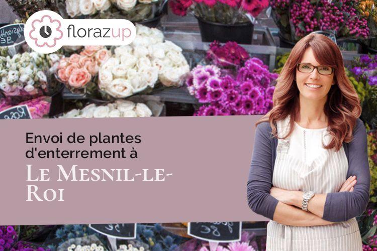 couronnes florales pour une crémation à Le Mesnil-le-Roi (Yvelines/78600)