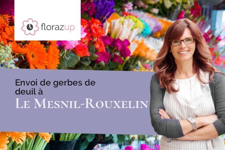 créations de fleurs pour des funérailles à Le Mesnil-Rouxelin (Manche/50000)