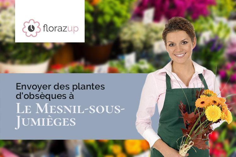 couronnes de fleurs pour un décès à Le Mesnil-sous-Jumièges (Seine-Maritime/76480)