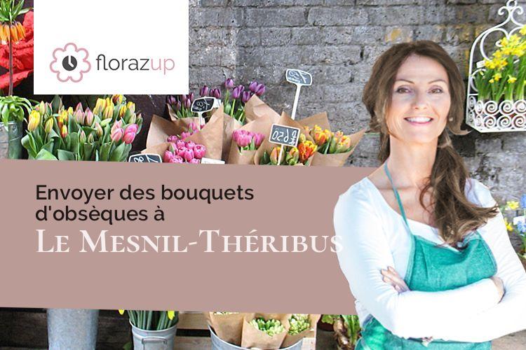 créations florales pour un deuil à Le Mesnil-Théribus (Oise/60240)