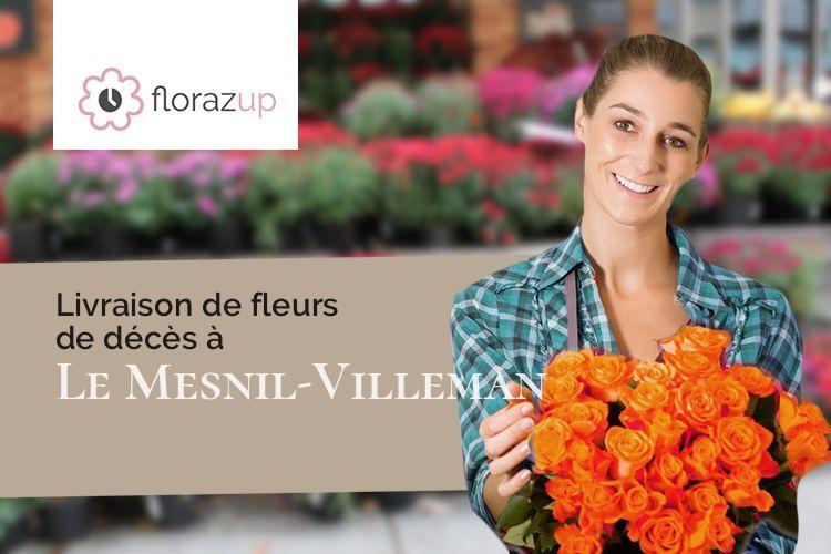 coupes de fleurs pour une crémation à Le Mesnil-Villeman (Manche/50450)