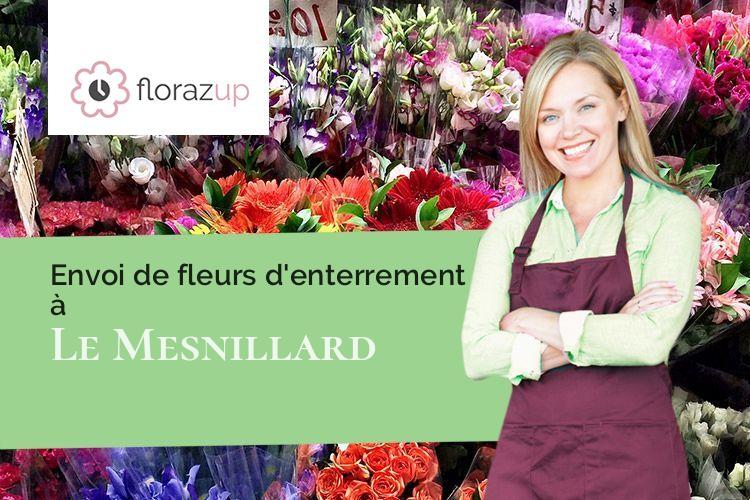 coupes de fleurs pour un deuil à Le Mesnillard (Manche/50600)