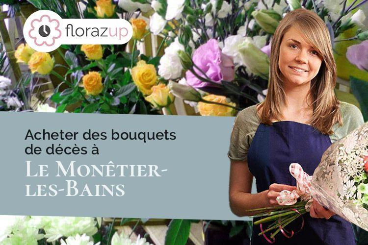 coeur de fleurs pour des obsèques à Le Monêtier-les-Bains (Hautes-Alpes/05220)