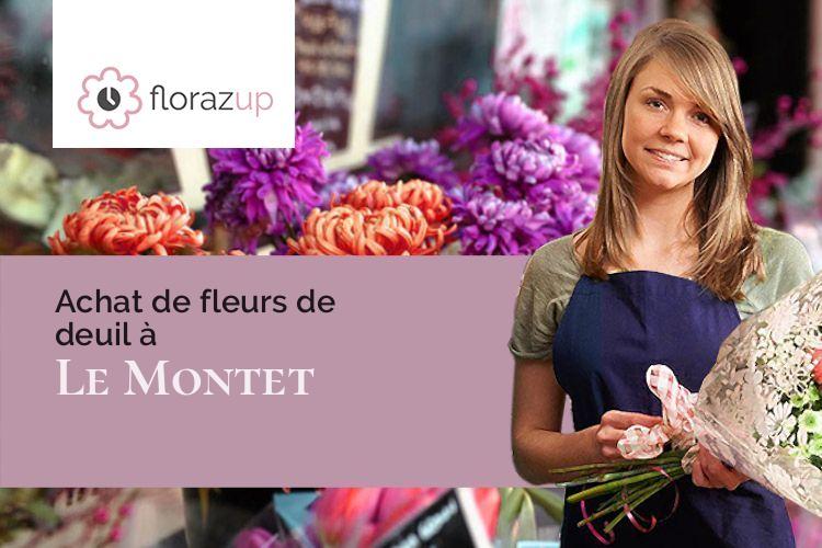 créations florales pour des funérailles à Le Montet (Allier/03240)