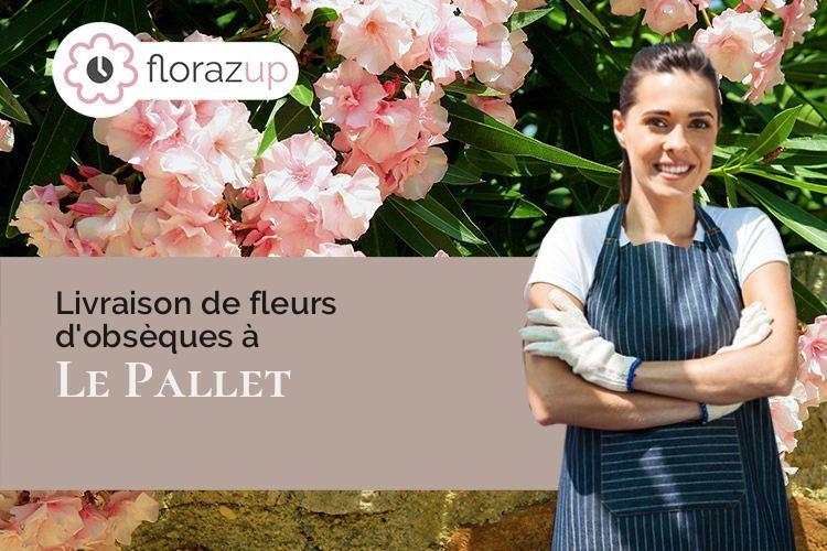 compositions florales pour un enterrement à Le Pallet (Loire-Atlantique/44330)