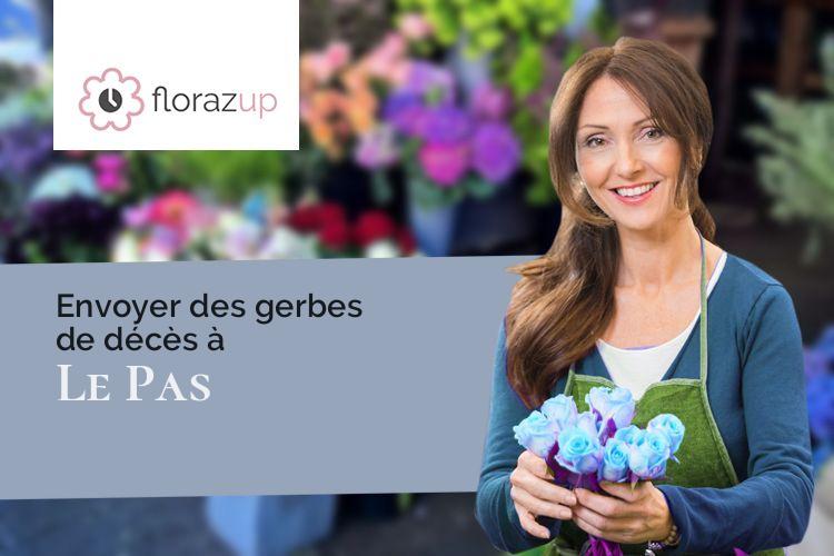 fleurs deuil pour des obsèques à Le Pas (Mayenne/53300)