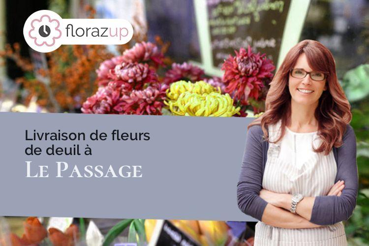 couronnes florales pour un deuil à Le Passage (Lot-et-Garonne/47520)