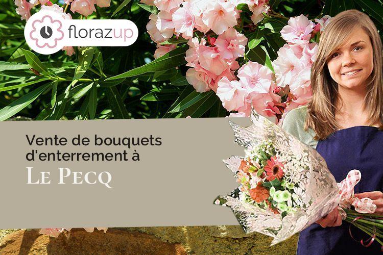 coupes de fleurs pour un enterrement à Le Pecq (Yvelines/78230)