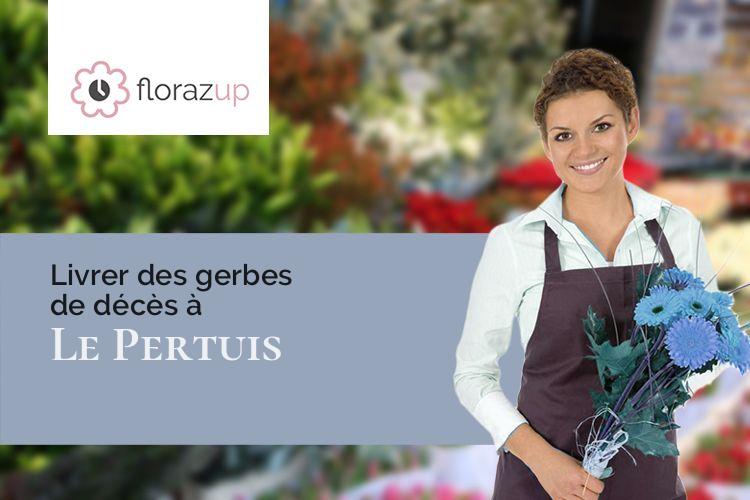 coupes de fleurs pour un enterrement à Le Pertuis (Haute-Loire/43200)