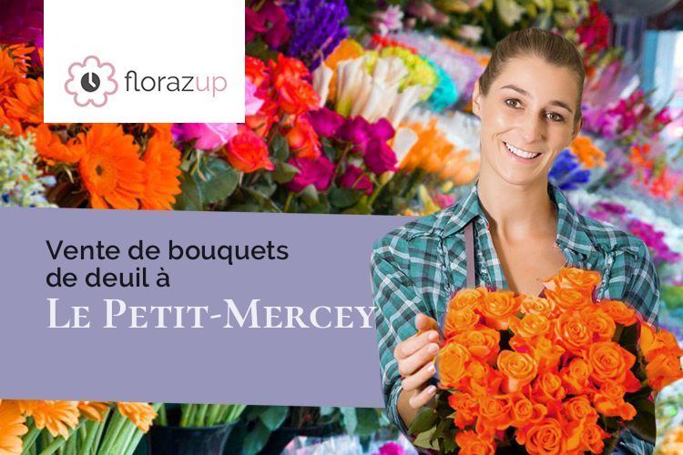 couronnes florales pour une crémation à Le Petit-Mercey (Jura/39350)