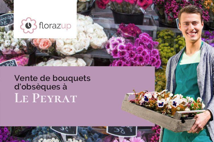 bouquets de fleurs pour des funérailles à Le Peyrat (Ariège/09600)