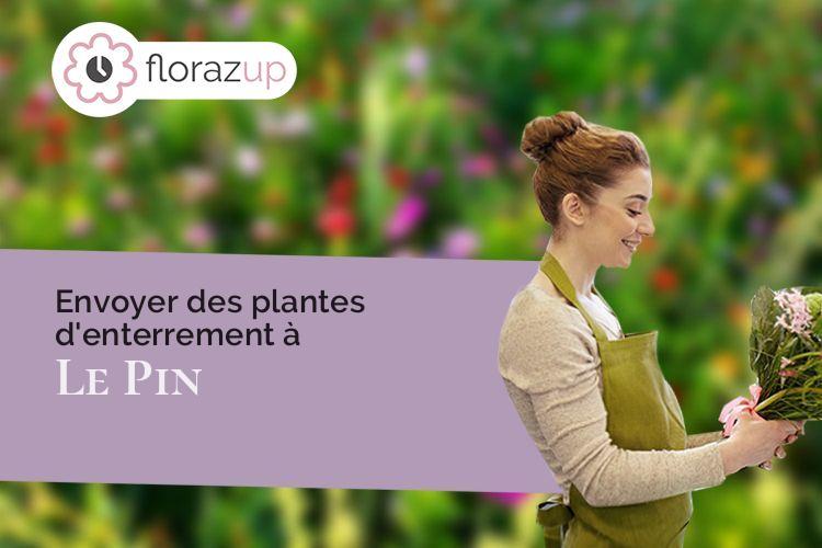 fleurs deuil pour des obsèques à Le Pin (Deux-Sèvres/79140)