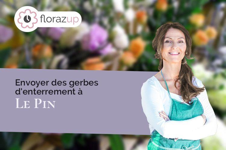compositions florales pour un décès à Le Pin (Isère/38730)