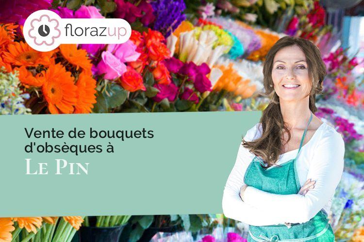 créations florales pour des funérailles à Le Pin (Seine-et-Marne/77181)