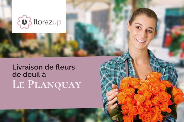 compositions de fleurs pour un décès à Le Planquay (Eure/27230)