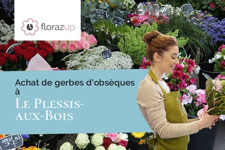 coeurs de fleurs pour un deuil à Le Plessis-aux-Bois (Seine-et-Marne/77165)