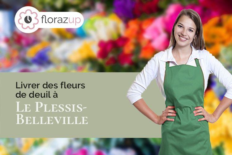 coupes de fleurs pour des funérailles à Le Plessis-Belleville (Oise/60330)