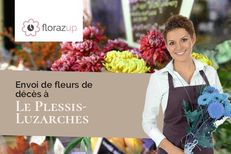 couronnes florales pour un deuil à Le Plessis-Luzarches (Val-d'Oise/95270)