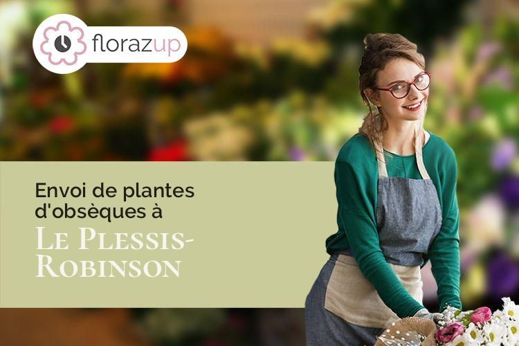 couronnes florales pour un enterrement à Le Plessis-Robinson (Hauts-de-Seine/92350)