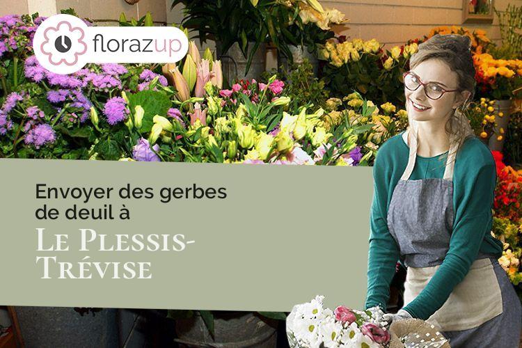 créations florales pour des obsèques à Le Plessis-Trévise (Val-de-Marne/94420)