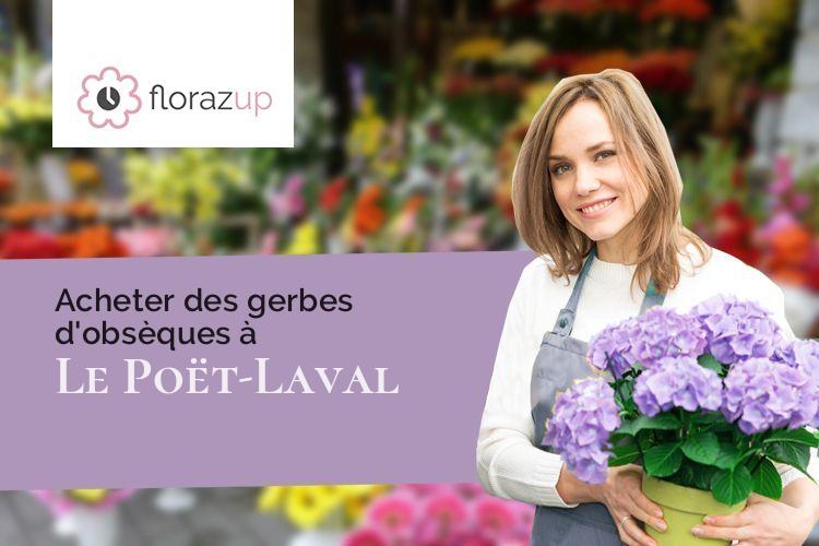 coupes de fleurs pour une crémation à Le Poët-Laval (Drôme/26160)